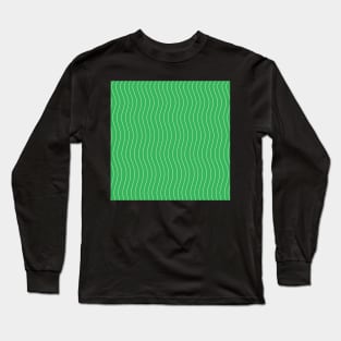 Green Waves Long Sleeve T-Shirt